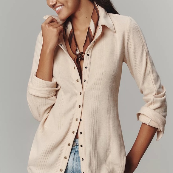 Anthropologie Pilcro Brushed Buttondown Cardigan Sweater - Picture 10 of 10
